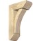 Ekena Millwork Thorton Slat Rough Sawn Bracket w/ Offset Brace, Douglas Fir, 6"W x 14"D x 22"H BKT0604X14X22THR06RDF - alternate 1